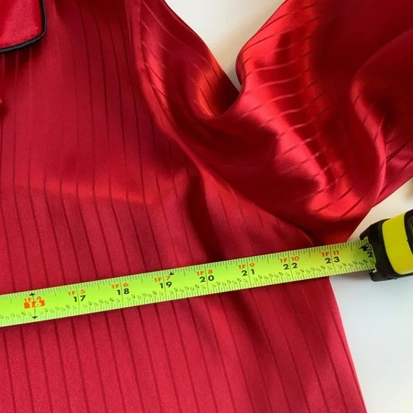 Jones New York Red Satin Pajama Set - Picture 8 of 11